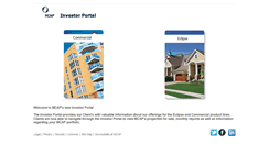 Desktop Screenshot of investorportal.mcap.com