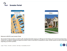 Tablet Screenshot of investorportal.mcap.com
